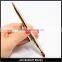 Senior metal retractable double end lip brush concealer brush lipstick brush with portable makeup brush cover