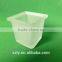 Square Frosted Eco-friendly Glass Candle JAR for Wax Candle Holder