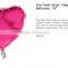 Hot Pearl Red Pink Heart -Shaped Foil Balloon