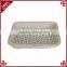 Wholesales beautiful plastic hand basket for storage hotel toiletries clean tool