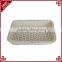 Wholesales beautiful handmade PE rattan bath basket for storage hotel bath gift set