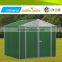Green galvanized steel sheet decorative storage shed with good deisgn