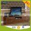 2016 New Design European Vintage Chesterfeild Style Top Grain Leather tv Stand/tv Cabinet and Home Furniture
