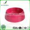 Endurable Eco-friendly No pollution bamboo fiber melamine Round Dog Bowl