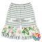 New Top 100 Little Model Girl Shorts Newborn Baby Clothes Children Wear Stripe Icing Shorts Ruffle Shorts