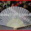 Customized fabric folding fan made of nature bamboo