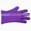 Silicone Cooking Gloves , Heat Resistant Oven Mitt for Kitchen , Grilling, BBQ - Safe Handling of Pots and Pans Gloves