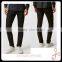 Black Twill Stretch Skinny Chinos new fashion men's solid slim fit cotton casual pants trousers