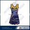 Custom lycra sublimation sexey netball dress for ladies
