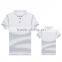 2017 summer men's plain slim short-sleeved stand neck Custom T-shirt