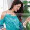 Off shoulder romper Simplee Apparel print off shoulder tunic women jumpsuit romper