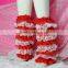 Colorful Baby Lace Ruffle Girls Leg Warmers For Kids Leggings