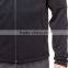 Men's heavy fleece zipper up cheap plain design jacket