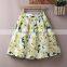 Z&M Floral Skirt High Waist Skirt Lady Skirt Lady Skirt