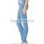 Wholesale Mid Rise Jeans Skinny-leg Cut Cotton Jeans Women