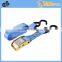 25mm ratchet cargo lashing strap with S hooks from china manufactory