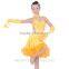 Girls Feather Ballroom Latin Dress Fancy Dress Competition For Kids