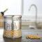 Hotting Glass Storage Jar Stainless Steel Food Storage Container