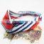 Fashion Women Girls Strip Design Fabric Turban Hair Accessory Cross Hair Wrap