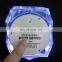 ultra-bright plastic light up drinking LED Coaster for bar,pub,KTV (laser engraved,100*10mm,batteries included,CE,RoHS approval)