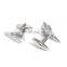 Novelty airplane metal popular cufflinks for men jewelry