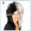 Two Colors Sports Fan Punk Rock Party Synthetic Wigs HPC-0042