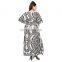 New Women's Wear Casual Wear 100%Cotton Fashionable Maxi Dress Long Kaftan Beach Wear Sexy Stylish Dress Kaftan