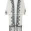 MONOCHROME EMBROIDERED KIMONO Latest beach kimono soft polyester fabric embroidered kimono