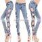 women latest design denim jeans pant wholesale women multi colors jean pants the factory price