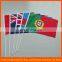 top quality PVC paper polyester hand waving flag