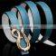 Custom engraved promotional metal fashion new knot belt buckles