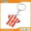 Custom soft enamel metal keychain,horse shaped key chain