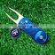 2017 Newest Retractable Golf Switch blade Divot RepairTool with Ball Marker
