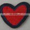 High quality embroidery patch loving heart applique