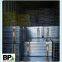 Outdoor steel traffic safety perforated square sign post