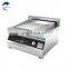 Commercial heavy duty stainless steel gas flat griddle with cabinet