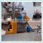 Double-head mitre saw for PVC window processing
