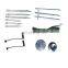 Telescoping tv hand winch aluminum telescopic antenna mast with guy wire