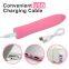 Bullet Vagina Stimulator Massager Mini Adult Massager for Travel Vibrant with USB Rechargeable & Waterproof Dildo Nipple G Spot Vibrator Adult Sex Toys for Women (Pink)