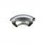 S32750 Super Duplex Stainless Steel pipe ASTM A403 Seamless Stainless Steel 90 Degree Elbow 1/2"