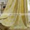 Vintage yellow rose cotton and linen blackout curtains jacquard bedroom living room