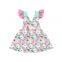 OEM  Floral Dress Boho Chic Dress Girls Boutique Spring Dress