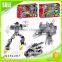 2016 new arrival deformation warrior wolf building block series robot for wholesale