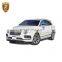 3K Carbon Fiber Car Front Lip For Bentley Bentayga Front Bumper Change To W12 Limited Edition