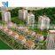 Commercial shopping mall for 3d house model display with architectural figure detailed