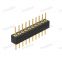 Dnenlink 1.778mm pitch Single Row Male Straight DIP Machined Pin Connector