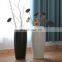 2017 home decor made in china black white color decorative vases