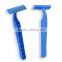 D211 plastic handle twin blade disposable razor