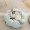 Customized Logo Smart Sleeping Scratcher Round Pet Felt Calming Bamboo Anti Stress Bed Cats
