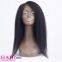 Natrual Color Kinky Straight Full Lace Human Hair Wig Vendor